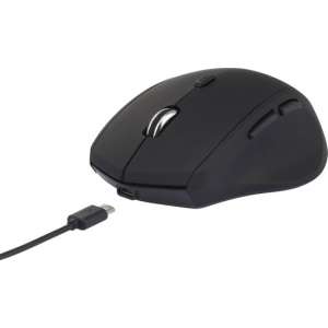 Renkforce RF-FM-CHARGE1 Draadloze muis Optisch Oplaadbaar Zwart