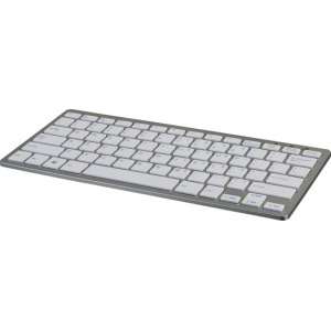 Ergoline compact toetsenbord wit-zilver wired