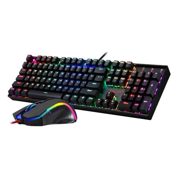 Redragon K551-BA RGB Gaming Set Muis & Toetsenbord | Gaming keyboard & Muis box RGB verlichting Redragon K551-BA RGB Gaming Set Muis & Toetsenbord | Gaming keyboard & Muis box RGB verlichting