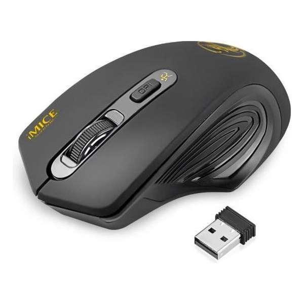iMice USB Draadloze Stijlvolle Stille Muis - Strak Ontwerp - Dpi Aanpasbaar