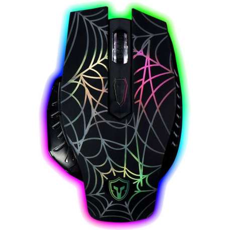 Battletron USB Optische Game/Gaming Muis | 6 Knoppen Instelbare DPI 2400