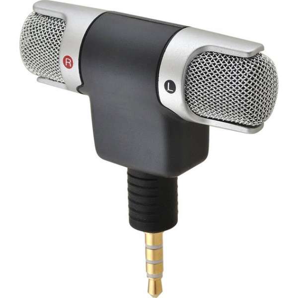 Mini Microfoon Stereo 3.5 mm Aux - Jack - Telefoon - Tablet - Camera - Laptop - Carkit Mini Microfoon Stereo 3.5 mm Aux - Jack - Telefoon - Tablet - Camera - Laptop - Carkit