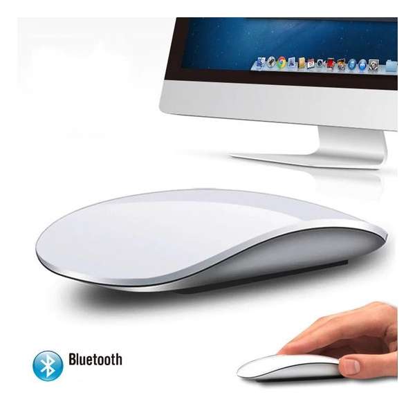 DrPhone BM8 - Wireless Touch Sensor - Draadloos Bluetooth Computer / PC / Tablet Muis - Inclusief 1x AAA Magic Wit DrPhone BM8 - Wireless Touch Sensor - Draadloos Bluetooth Computer / PC / Tablet Muis - Inclusief 1x AAA Magic Wit