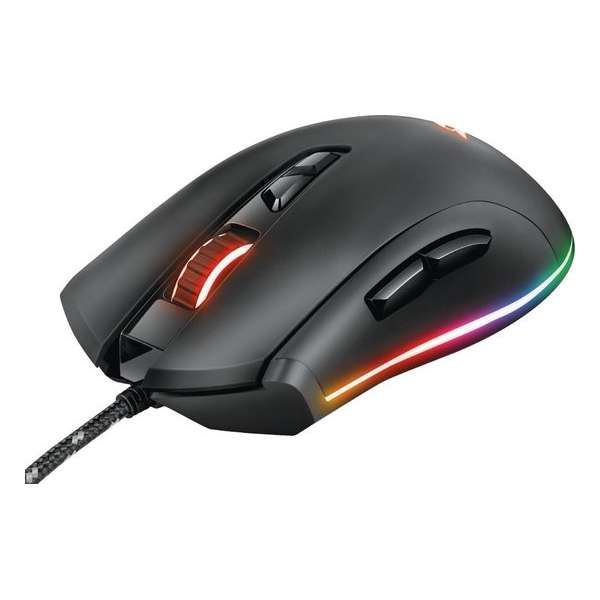 Trust GXT 900 Qudos – Gaming muis met instelbare RGB verlichting – 15.000 dpi