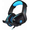 PHOINIKAS H1 multi-platform gaming-headset voor over-ear hoofdtelefoon met microfoon bedraad (blauw)
