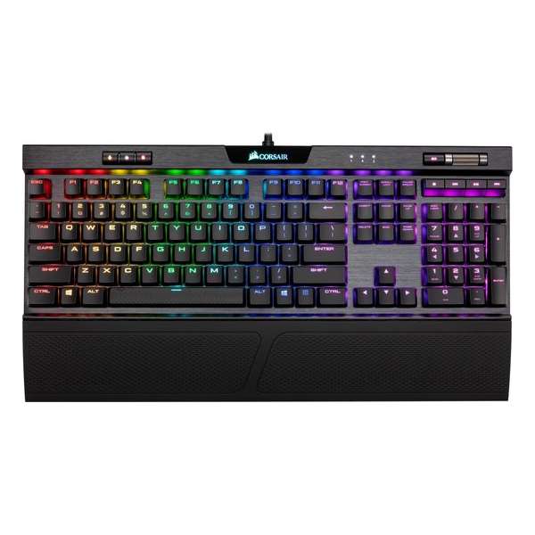 Corsair K70 RGB MK.2 Rapidfire - Qwerty - Cherry MX Low Profile - Mechanisch Gaming Toetsenbord
