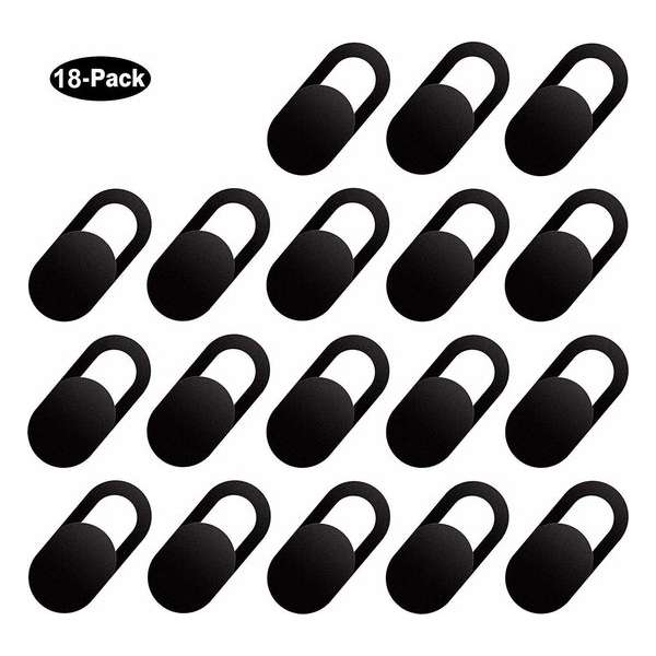 Case2go - Webcam Cover - dun en eenvoudig te monteren - (18 stuks) Case2go - Webcam Cover - dun en eenvoudig te monteren - (18 stuks)