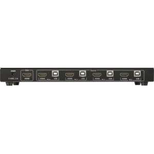 4 poorten KVM-schakelaar HDMI USB