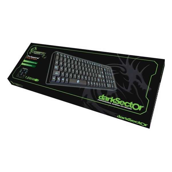 Dragon War Dark Sector Qwerty Gaming Toetsenbord - Zwart (PC) Dragon War Dark Sector Qwerty Gaming Toetsenbord - Zwart (PC)