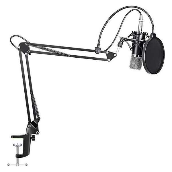 MAONO AU-A03 podcast microfoon set, condensator microfoon incl. beweegbare arm en filter zwart