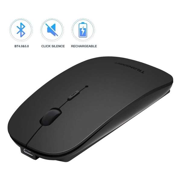 Bluetooth draadloze muis – Stil – Oplaadbare batterij – 3 instelbaar dpi-niveau – voor mac windows