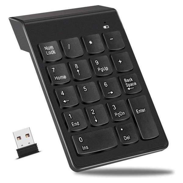 Numeriek toetsenbord draadloos - draadloze numpad - wireless / Bluetooth number pad