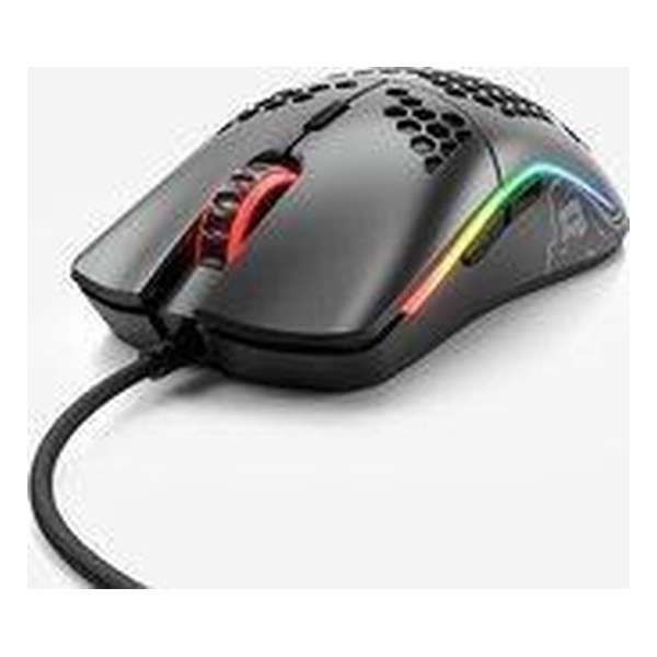 Glorious Model O (regular) - Muis 12.000 dpi mat zwart + Mousepad 3XL + G-Skatez + Bungee + Keyboard