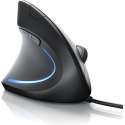 Verticale Muis - Ergonomisch Ontworpen voor Linkshandig - Bedraad - 6 Knoppen - 3200-2000-1200-800DPI