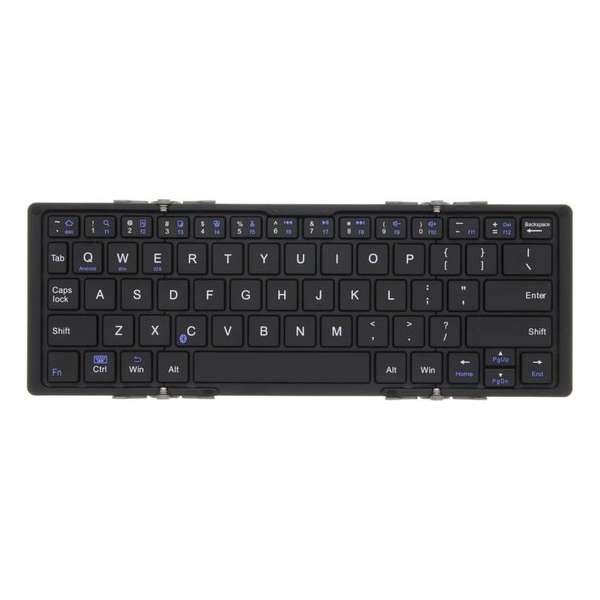 Opvouwbaar Bluetooth toetsenbord - Zwart Opvouwbaar Bluetooth toetsenbord - Zwart