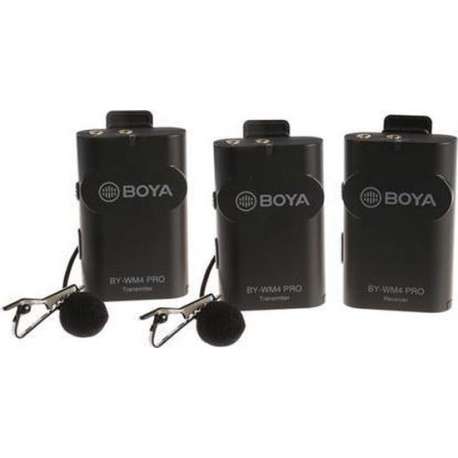 Boya BY-WM4PRO K2 wireless microphone system (2 transmitters) 2.4