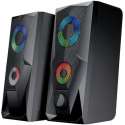 S&C - gamingspeakers met licht game gaming speakers boxen muziek geluid audio video laptop of pc led verlichting