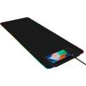 LED Gaming Muismat - Draadloos opladen - XXL Muismat - Verlichting - 78x30cm - Antislip - Waterproof - LED Mouse Pad