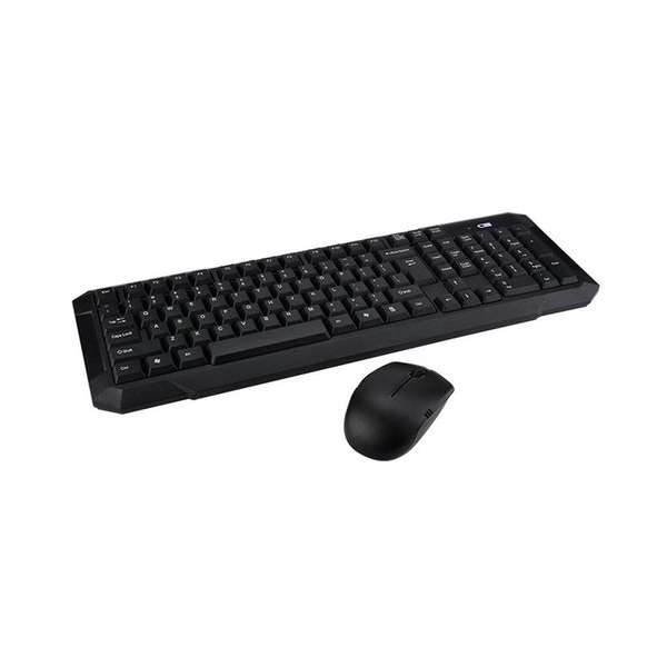 Draadloos Toetsenbord 2.4G - QWERTY - Draadloze keyboard - Draadloze muis - Zwart - Combinatie set Draadloos Toetsenbord 2.4G - QWERTY - Draadloze keyboard - Draadloze muis - Zwart - Combinatie set
