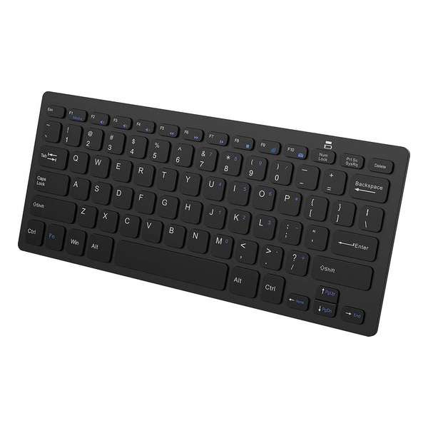LUQ® Draadloos Toetsenbord Bluetooth Wireless Keyboard Universeel – Zwart
