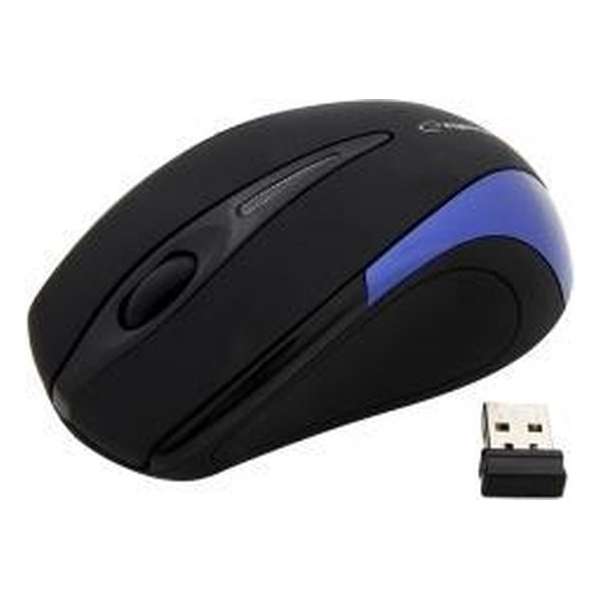 Esperanza Draadloze Optische 3D Muis Antares - Blauw- incl nano-receiver