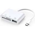 USB-C Camera connection kit 3 in 1 voor iPad pro & andere apparaten met USB-C aansluiting / USB / MICRO SD