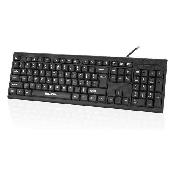 Rebeltec - Universeel Bedraad Toetsenbord - QWERTY - Mechanisch Toetsenbord - Zwart Rebeltec - Universeel Bedraad Toetsenbord - QWERTY - Mechanisch Toetsenbord - Zwart