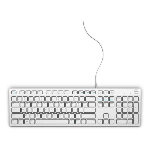 DELL KB216 toetsenbord USB QWERTY US International Wit