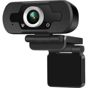 Webcam Full HD - 1080p - USB Webcam met Microfoon - Webcam voor PC of Laptop - Geschikt voor Windows en Mac