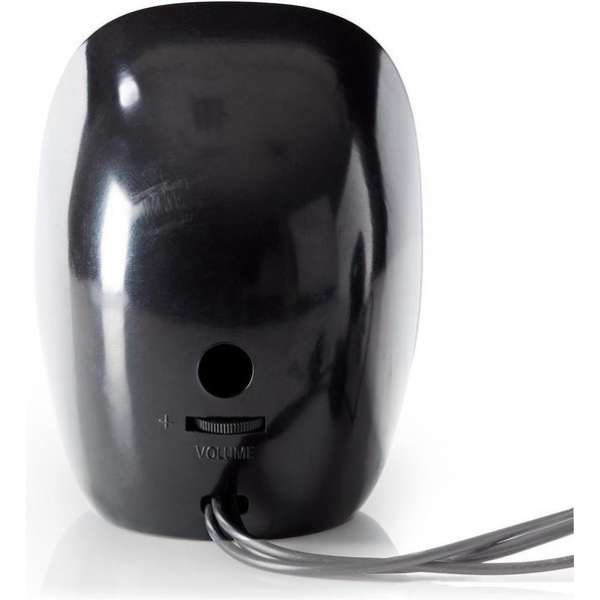 Nedis PC speaker | 2.0 | 12 W | 3.5mm Jack | Zwart / Zilver