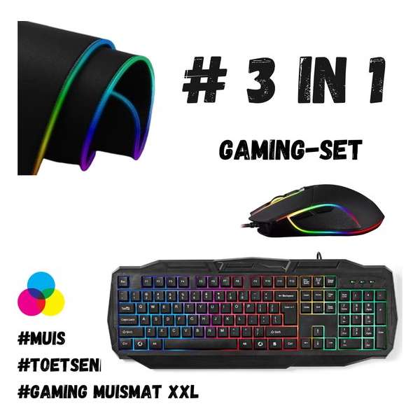 Gaming PC 3 in 1 set|Gaming muis 64000DPi |Gaming keyboard|Gaming toetsenbord|muismat|Pro RGB LED Muismat|muis 64000DPIXXL Gaming PC 3 in 1 set|Gaming muis 64000DPi |Gaming keyboard|Gaming toetsenbord|muismat|Pro RGB LED Muismat|muis 64000DPIXXL