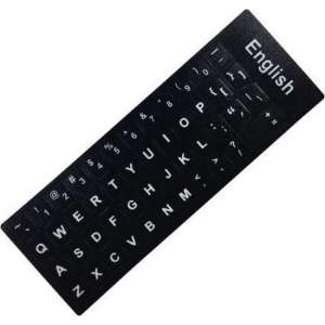 Toetsenbord stickers ENGELS - Qwerty