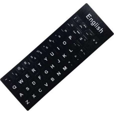 Toetsenbord stickers ENGELS - Qwerty