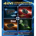 Dragonwar 4 in 1 Pro Gaming Box Set Qwerty