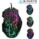 BParts - Led Game muis - Gaming - Gaming mouse - Zwart