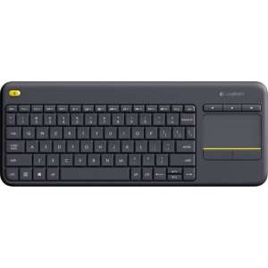 Logitech K400 Plus toetsenbord RF Draadloos QWERTY Spaans Zwart