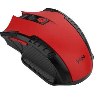 Yapa Draadloze Gaming Muis  - Rood
