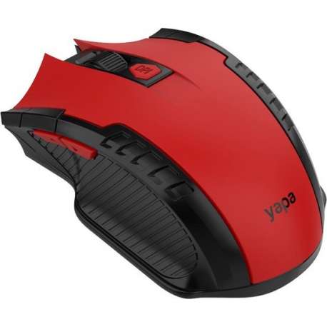 Yapa Draadloze Gaming Muis  - Rood