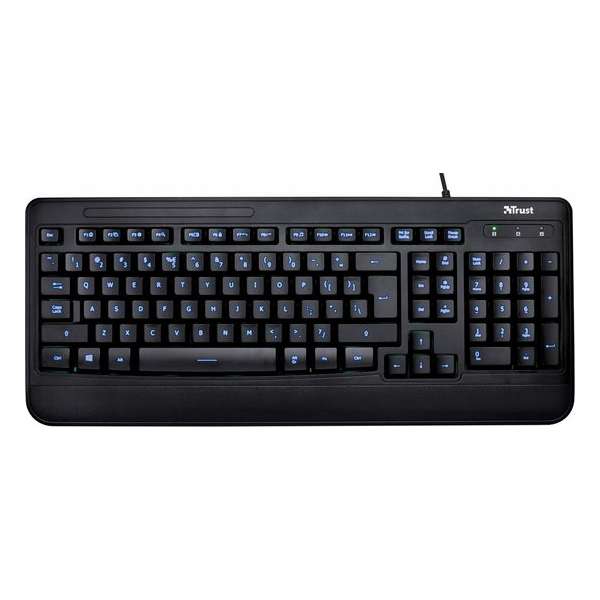 Trust Elight Illuminated Keyboard DE toetsenbord USB QWERTZ Duits Zwart