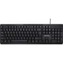 Qware - Office - toetsenbord - bedraad - Liverpool - zwart - Qwerty