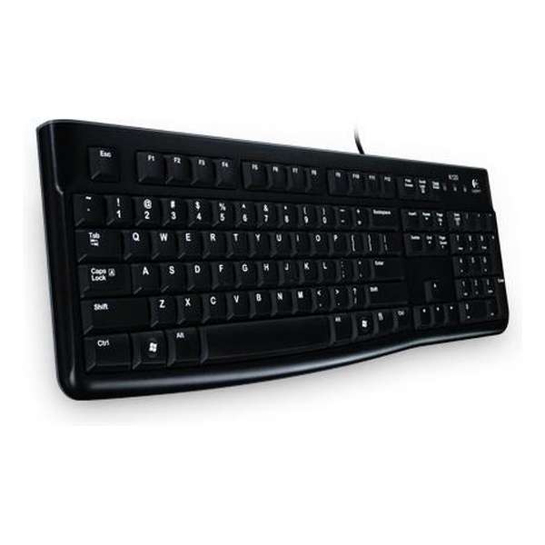 Logitech K120 toetsenbord USB QWERTZ Zwitsers Zwart