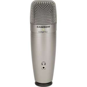 Samson C01U Pro - USB studio condensator microfoon - Grijs
