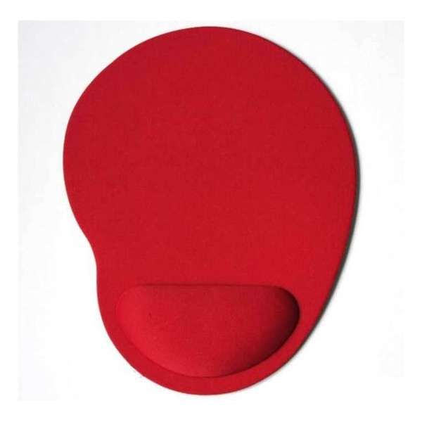 Muismat | Rood | Ergonomisch | Polssteun | Gel