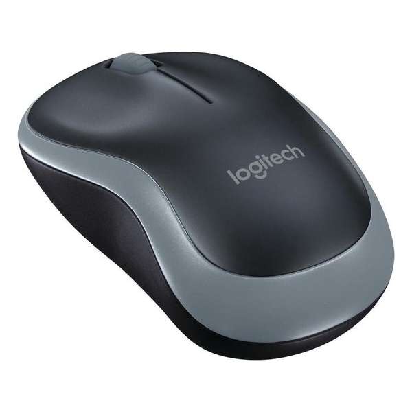 Logitech M185 Grijs zwart Draadloze muis