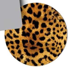 Muismat Trendy Tijgerprint| Muismat Rond Rubber | Mousepad 20 x 20 cm |