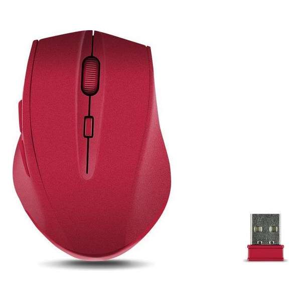 Speedlink CALADO - Draadloze Stille Muis - Rubber Red
