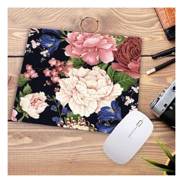Moodadventures | Muismatten |Muismat Roses | Mousepad Rubber Rechthoekig