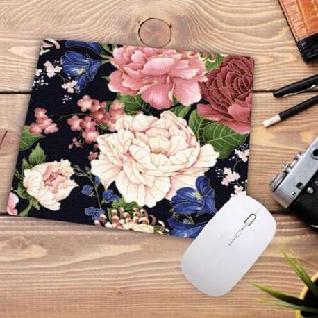 Moodadventures | Muismatten |Muismat Roses | Mousepad Rubber Rechthoekig