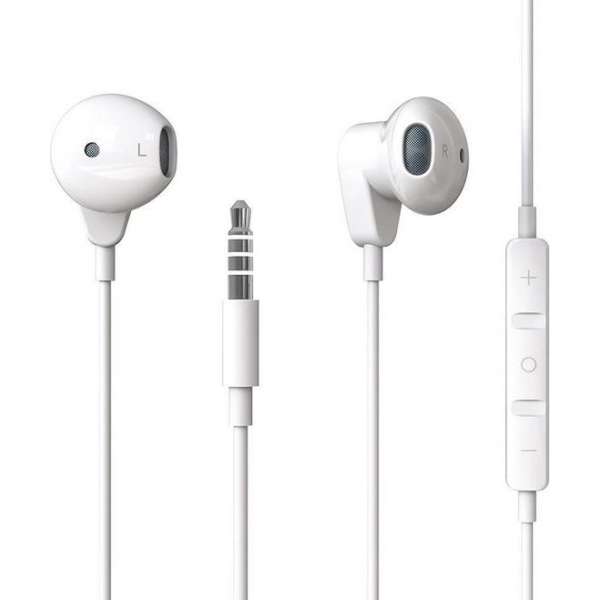 ME518T: HiFi-headset met microfoon en afstandsbediening | 1.2 meter | wit