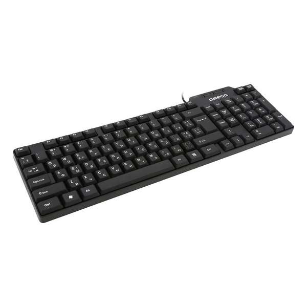 Omega OK-05 toetsenbord USB QWERTY Russisch Zwart